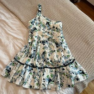 Free People floral one shoulder dress